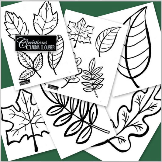 Projet d’art d’automne – Feuilles à points, Art autochtone australien