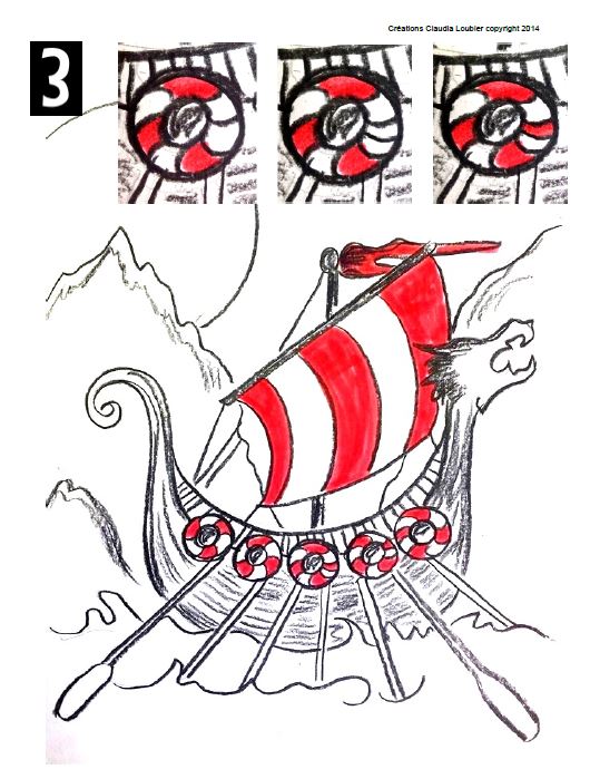 Viking et drakkars - Arts plastiques