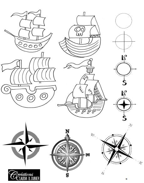 Carte aux trésArts de pirate - Arts plastiques