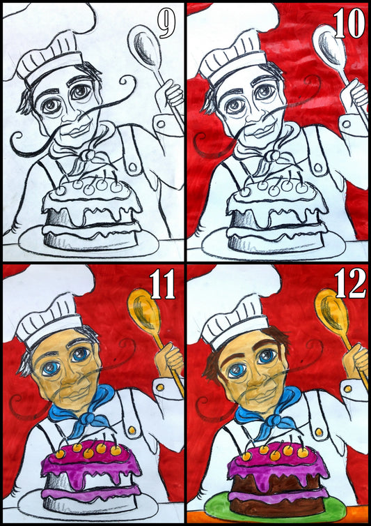 À la manière de Will Rafuse, Cuisinier, Arts plastiques