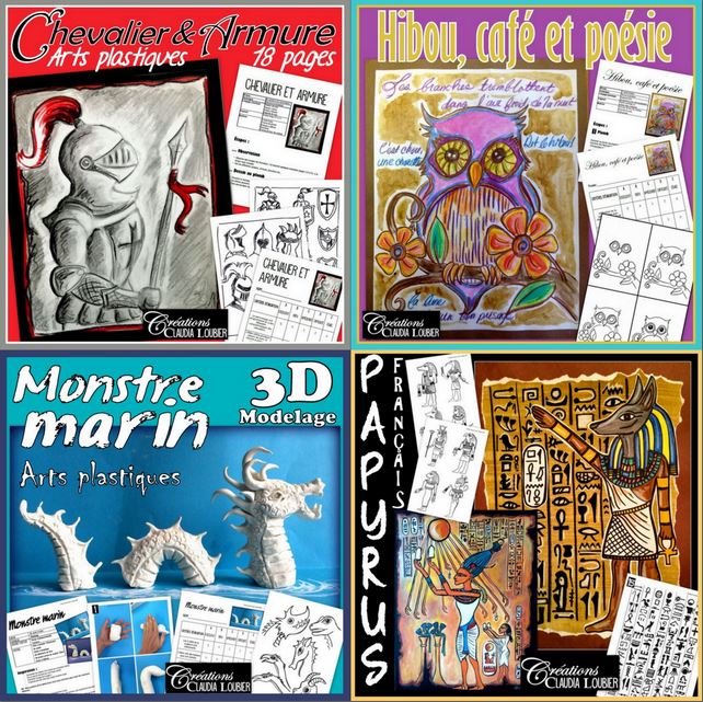 Ensemble 16 projets - Arts plastiques - 4e année