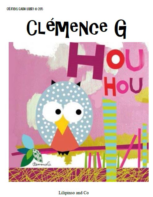 Hibou à la manière de Clémence G. - Collage - Arts plastiques