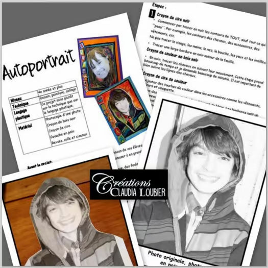 Autoportrait - Arts plastiques