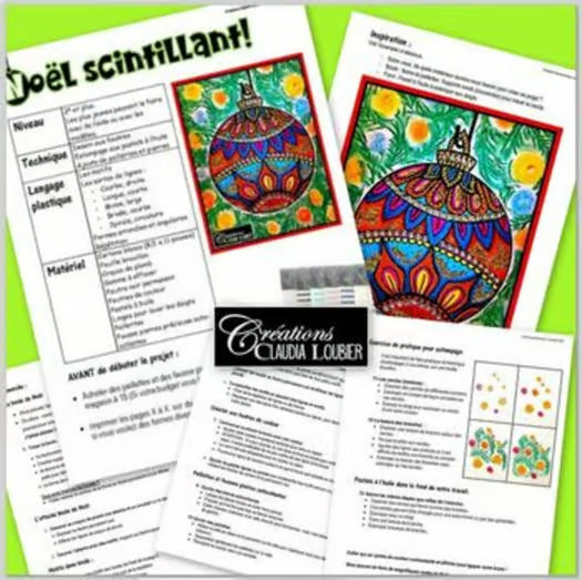 Noël scintillant - Arts plastiques
