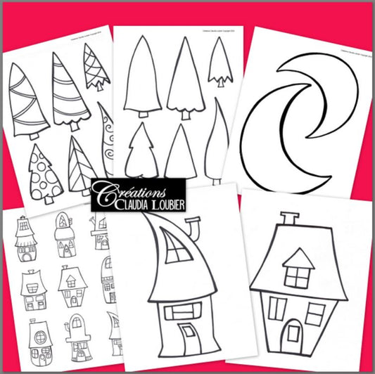 Noël au village ! Arts plastiques - Hiver - Collectif