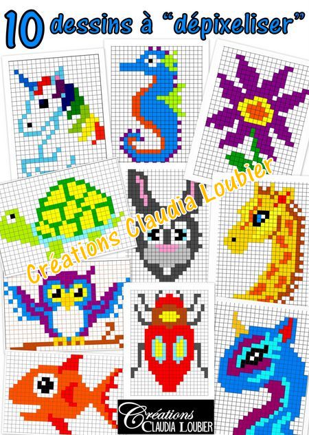 Dépixelisez ! Pixel Art - Arts plastiques