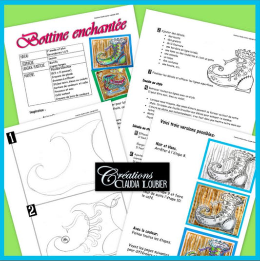 Noël - Bottine enchantée : Arts plastiques