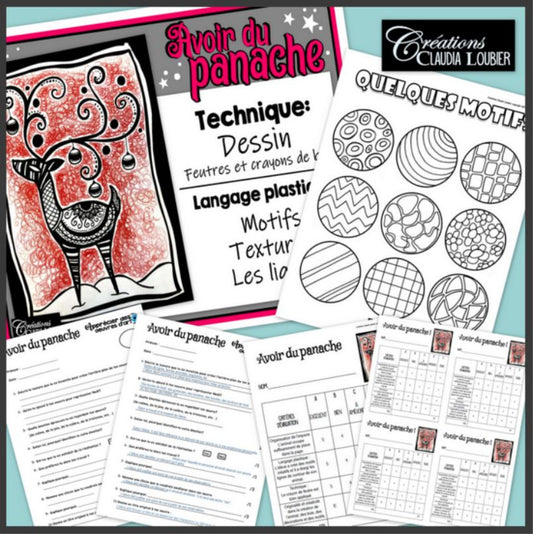 Noël - Avoir du panache : activité , projet arts plastiques