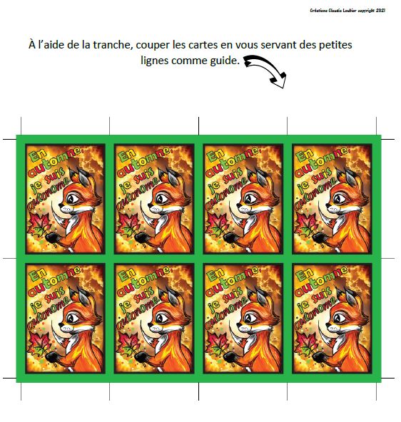 Collection de cartes récompenses : Ami-mots
