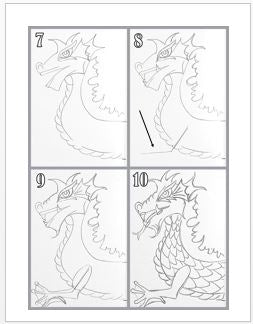 Dragon et symétrie: projet d'arts plastiques