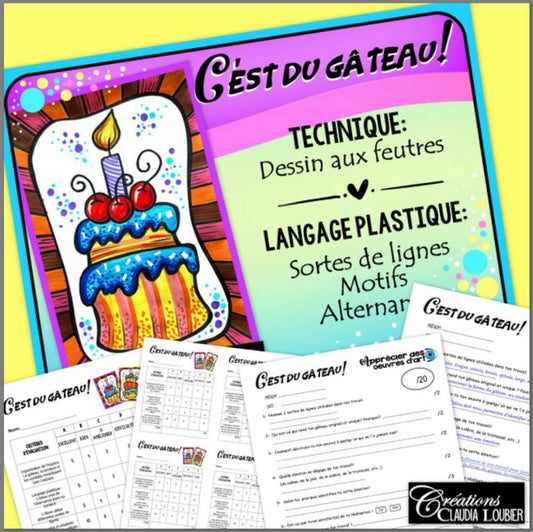 Carte de fête : C'est du gâteau !