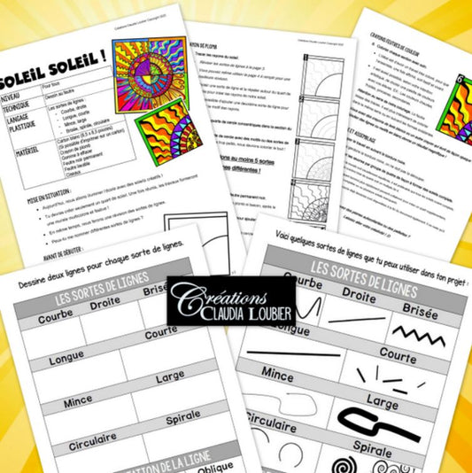 Soleil Soleil ! Été - Printemps - Arts plastiques