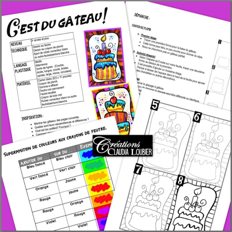 Carte de fête : C'est du gâteau !