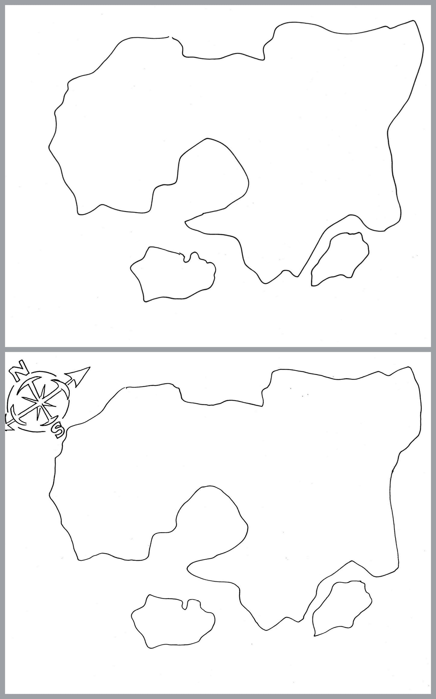 Carte aux trésArts de pirate - Arts plastiques