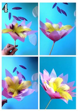 Une fleur pour la fête des Mères - 3D - Arts plastique