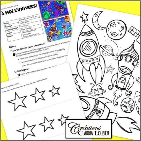 À moi l'univers ! Arts plastiques