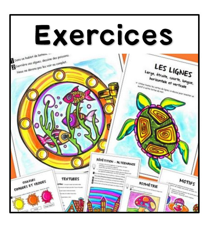 Exercices d'arts plastiques