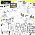 Étiquettes de bureau | Prénom Pop Art - POP STAR