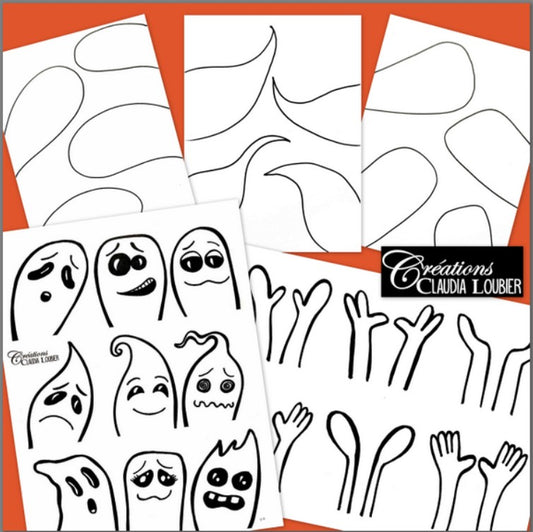 Bouh ! Les fantômes expressifs ! Arts plastiques - Halloween