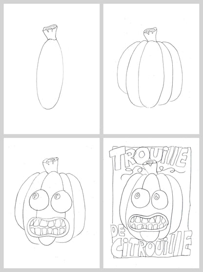 Trouille de citrouille - Halloween - Arts plastiques - Médiatique