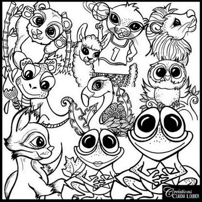 Clip Art - Ami-mots - Animaux