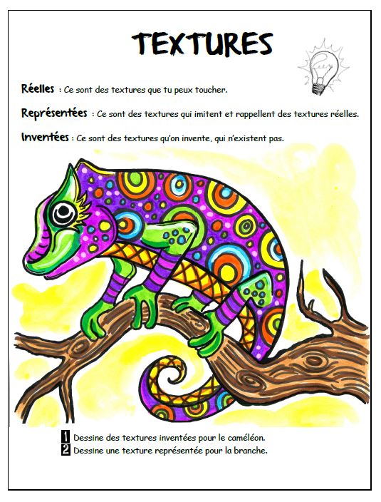 3e cycle: 14 exercices langage plastique