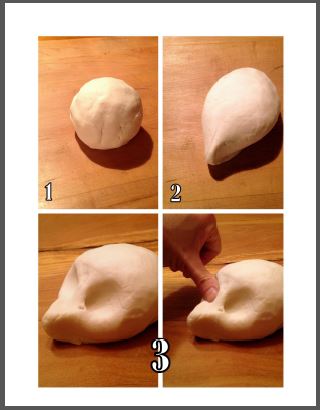 Hérissons Hérissés 3D - Arts plastiques - Pâte à sel