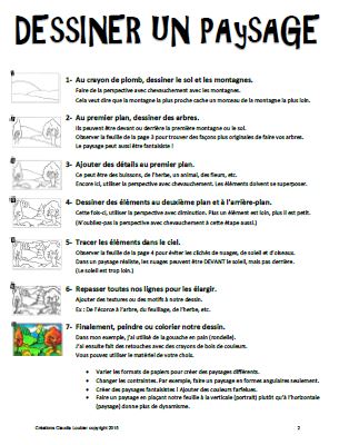 Atelier: Dessiner un paysage