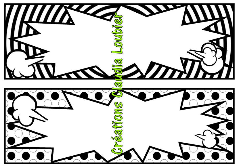 Étiquettes POP ART pour identifier les bureaux