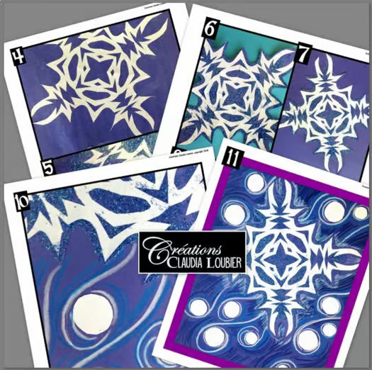 Flocons magiques - Arts plastiques - Hiver