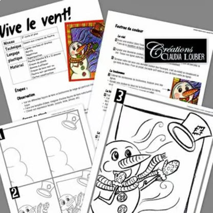 Vive le vent ! Arts plastiques - Hiver