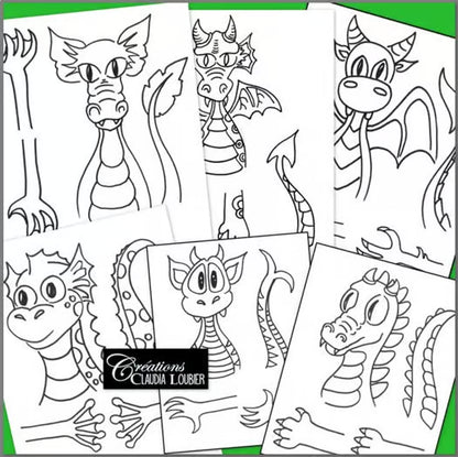 Pâques : Oeuf de dragon - Arts plastiques - Cartogravure