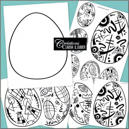 Pâques: CocoDinsky - projet d'arts plastiques