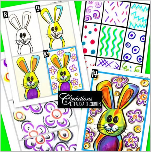 Pâques: Fauve qui peut ! À la manière des fauvistes - Arts plastiques - Lapin