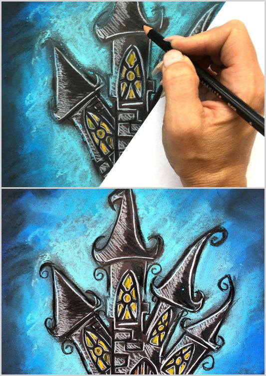 Une nuit au manoir ? Arts plastiques - Halloween