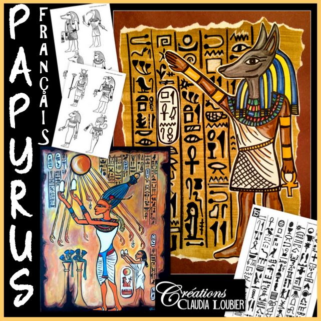 Papyrus - Art égyptien - Arts plastiques