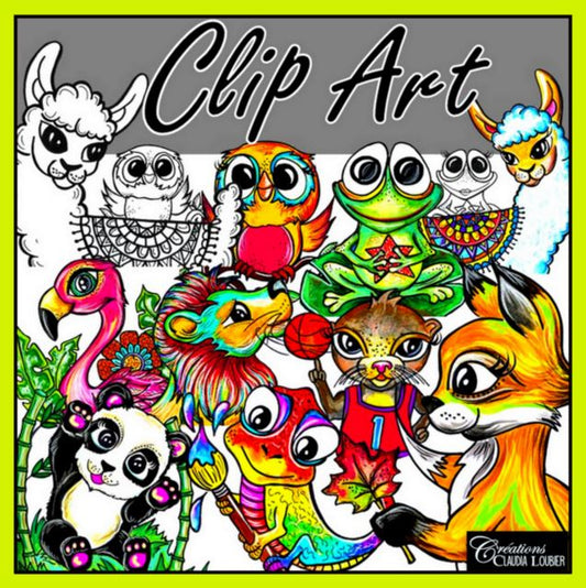 Clip Art - Ami-mots - Animaux