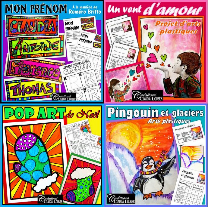 Ensemble 16 projets - Arts plastiques - 3e année