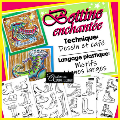 Noël - Bottine enchantée : Arts plastiques