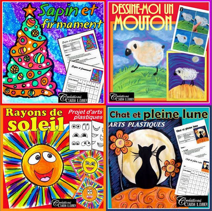 Ensemble 14 projets - Arts plastiques - 1re année