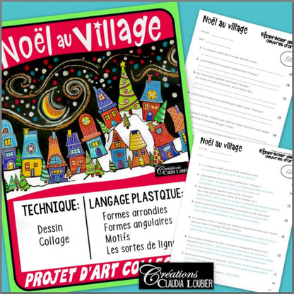 Noël au village ! Arts plastiques - Hiver - Collectif