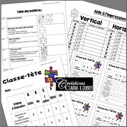 Rentrée scolaire - Classe-tête - Arts plastiques