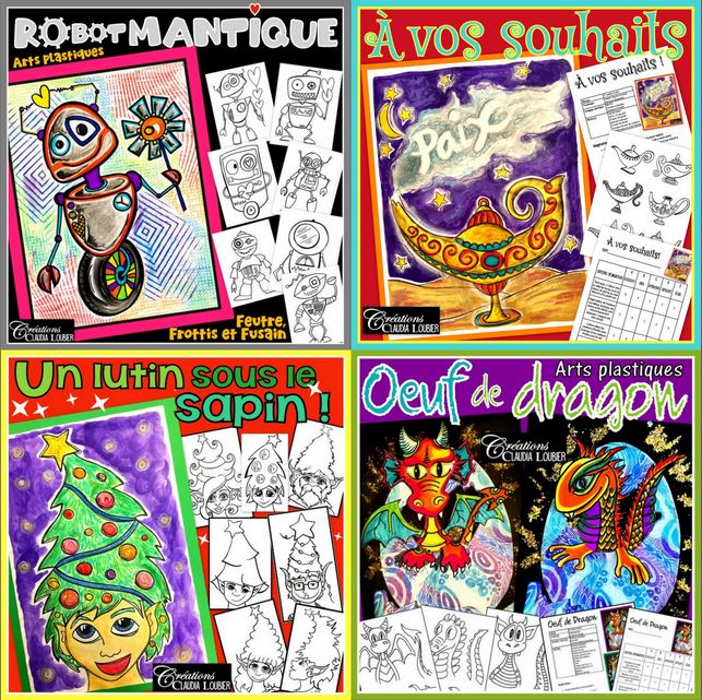 Ensemble 16 projets - Arts plastiques - 5e année