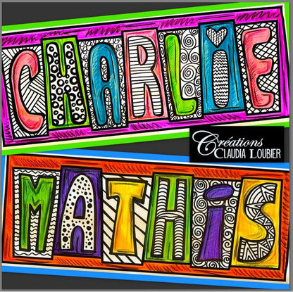 Nom d'un motif ! Rentrée scolaire identification bureau