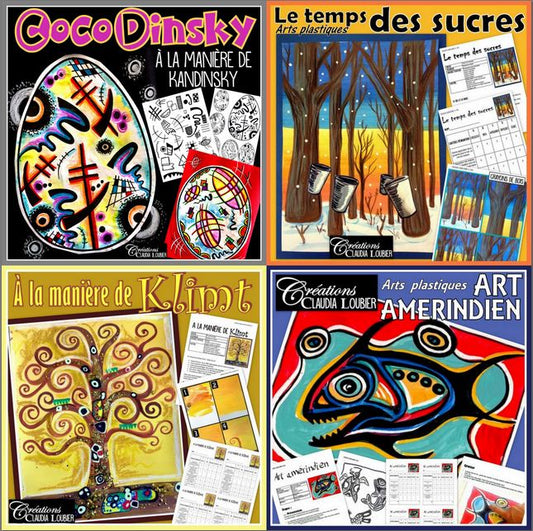 Ensemble 16 projets - Arts plastiques - 3e année