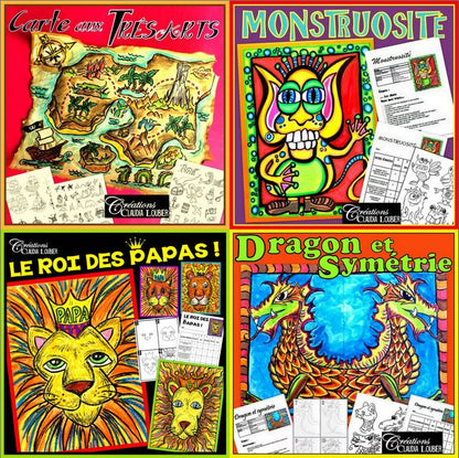 Ensemble 16 projets - Arts plastiques - 3e année
