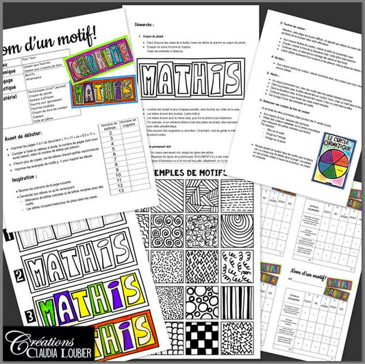 Nom d'un motif ! Rentrée scolaire identification bureau