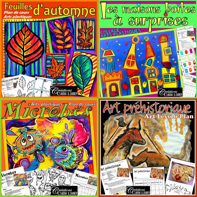 Ensemble 14 projets - Arts plastiques - 1re année