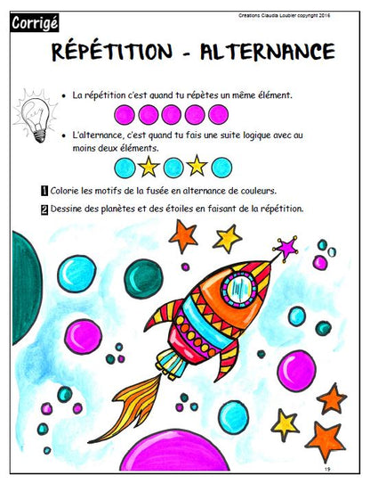 1er cycle: 13 exercices du langage plastique