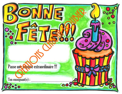 Certificats d'anniversaire: souligner les fêtes